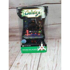 My Arcade Galaga 6" Micro Mini Arcade Machine – Handheld Portable Retro Gaming